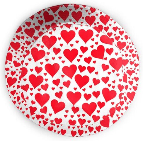 Valentine's Day Cap Heart Bucket Hats Heart Shaped Unique Design hat Beach Sun Proctection Hat for Women Men in Saudi Arabia