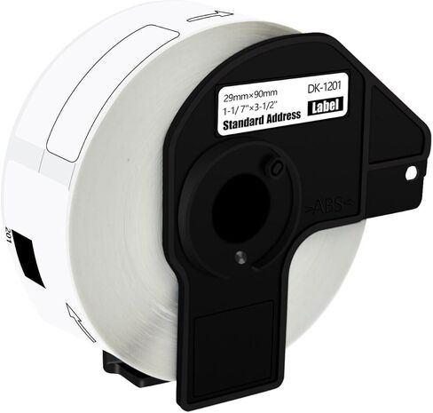 Cruxer Address Labels Compatible with Brother DK-1201, 1.1" x 3.5" Shipping Labels with Frame 400 Labels Per Roll Use for Brother QL Label Printers QL-550 QL-570 QL-570VM, QL-580N QL-650TD QL, 20x in Saudi Arabia