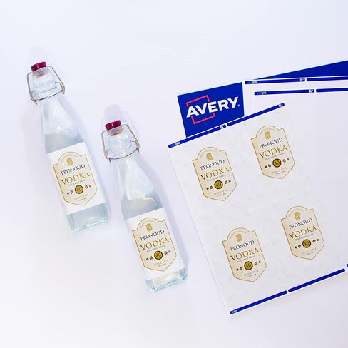 Avery L7169-100 400x Labels 99.1 x 139.0 mm White for Laser Printers in Saudi Arabia