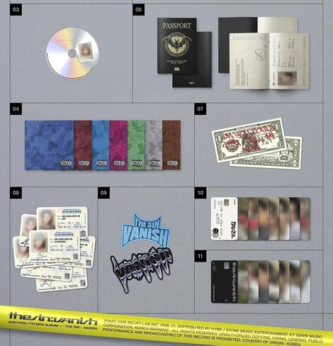 EN-HYPEN THE SIN : VANISH 7th Mini Album [FUGITIVES ver.] (NI-KI ver.) in Saudi Arabia