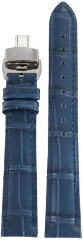 Women Leather Watch Strap For Omega De Ville Trésor III Speedmaster Seamaster Watch Band Men Butterfly Buckle Watch Chain in Saudi Arabia