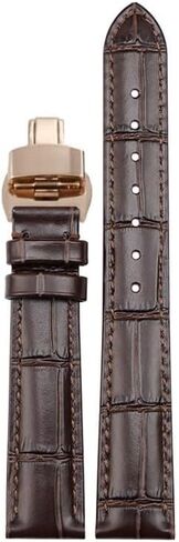 Women Leather Watch Strap For Omega De Ville Trésor III Speedmaster Seamaster Watch Band Men Butterfly Buckle Watch Chain in Saudi Arabia
