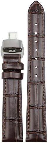Women Leather Watch Strap For Omega De Ville Trésor III Speedmaster Seamaster Watch Band Men Butterfly Buckle Watch Chain in Saudi Arabia