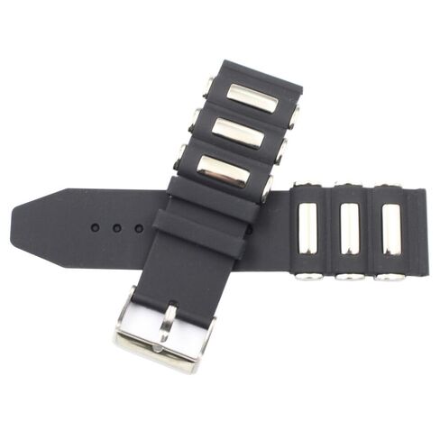 26MM RUBBER WATCH BAND STRAP Fit for INVICTA RUSSIAN DIVER 1201 1805 1845 BLACK USA in Saudi Arabia