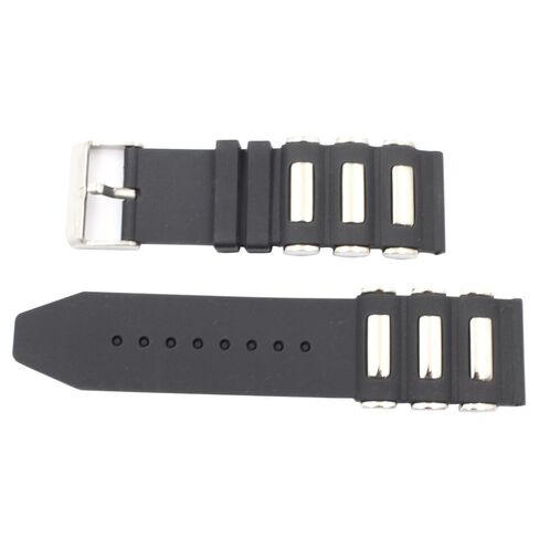 26MM RUBBER WATCH BAND STRAP Fit for INVICTA RUSSIAN DIVER 1201 1805 1845 BLACK USA in Saudi Arabia