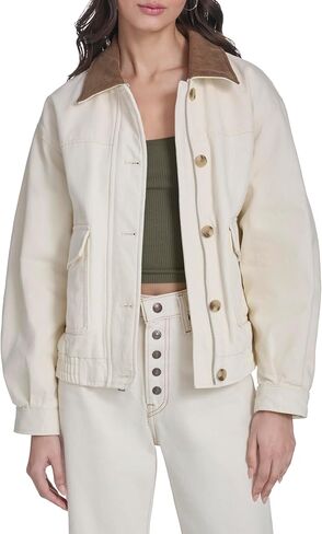 Levi's womens Relaxed Fit Cotton Bomber Jacket in Saudi Arabia