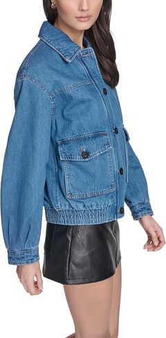 Levi's womens Relaxed Fit Cotton Bomber Jacket in Saudi Arabia