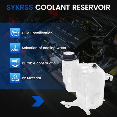 Engine Coolant Reservoir Tank 603-759 Compatible with 2010-2016 Land Rover LR4 2006-2013 Land Rover Range Rover Sport 2005-2009 Land Rover LR3 Replace PCF500011 PCF500013 PCF500014 PCD500030 in Saudi Arabia