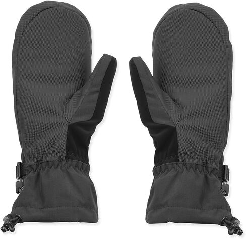 Volcom Women's V.SNOW Over Mitt – Waterproof 2-Layer Snowboard Mitten, Grip Palm, Black, Large in Saudi Arabia