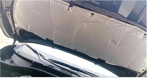 Compatible for Honda Accord 7th Gen CM Inspire 2003-2007 2004 Car Engine Hood Pad Heat Insulation Cotton Fireproof Cover Sound Accessories(1Type A) in Saudi Arabia