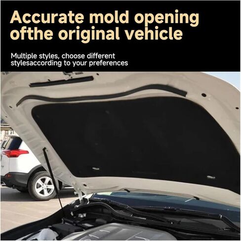 Compatible for Honda Accord 7th Gen CM Inspire 2003-2007 2004 Car Engine Hood Pad Heat Insulation Cotton Fireproof Cover Sound Accessories(1Type A) in Saudi Arabia