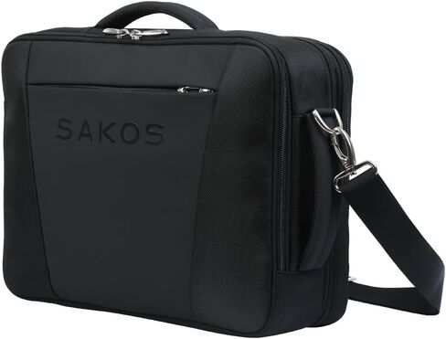 حقيبة كمبيوتر محمول SAKOS HYBRID مقاس 15.6 بوصة، حقيبة كمبيوتر محمول 15.6 بوصة، حقيبة كمبيوتر محمول للرجال، حقيبة كمبيوتر للرجال، حقيبة مراسلة مقاومة للماء متوافقة مع ماك بوك برو 13/14/15 بوصة، HP، Dell، Lenovo، Asus in Saudi Arabia