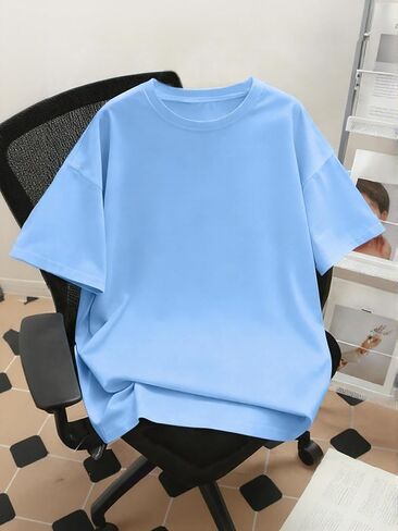 1 PCS Girls Short Sleeve T-Shirt for Teen Girls, Comfortable Daily Wear, Breathable & Versatile Casual Home Outfit in Saudi Arabia