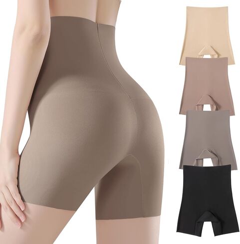 High-Waisted Tummy Control Shorts For Women Hip Lifting Shapewear 4pcs in Saudi Arabia