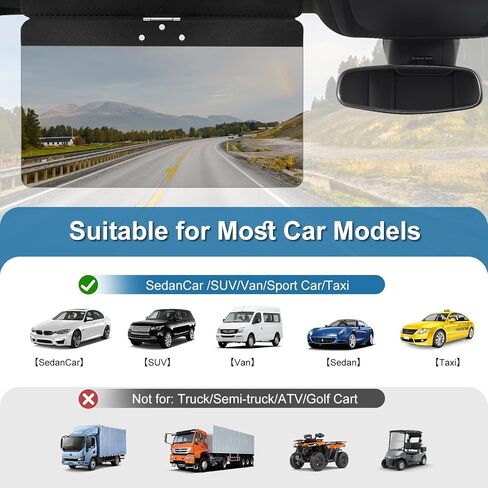 2025 موسع حاجب الشمس للسيارة، موسع حاجب السيارة المستقطب، مانع الشمس، موسع حاجب الشمس للسيارات ويحمي الأشعة فوق البنفسجية، قيادة آمنة، عالمي in Kuwait