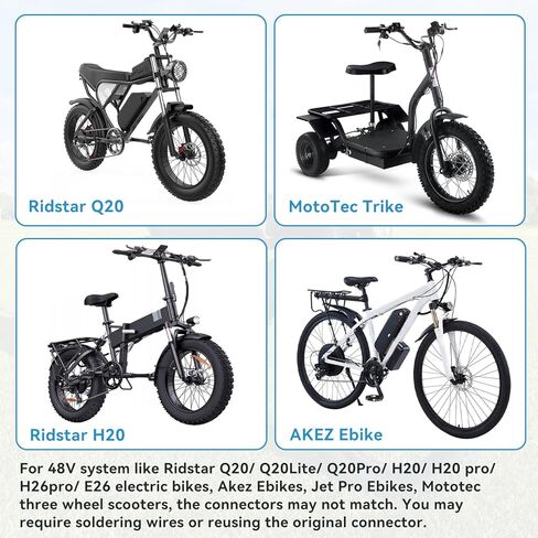 48V Half Twist Throttle Ebike with Ignition Key Lock and LED Display Replacement for Electric Bike Motorcycle Electric Scooter, 3 Pin E Bike Throttle Grip for Mountain Bike Bicycle Parts in Saudi Arabia