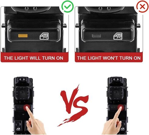 15883319 Master Power Window Switch With Folding Mirror Compatible With Hummer H2 Chevrolet Suburban GMC Yukon Sierra 2003 2004 2005 2006 in Kuwait