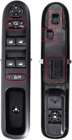 Compatible with Peugeot 308 408 3008 5008 Hatchback Wagon Car Electric Master Power Window Control Switch Glass Button 96650620ZD 96650621ZD(Manual with Lock) in Kuwait