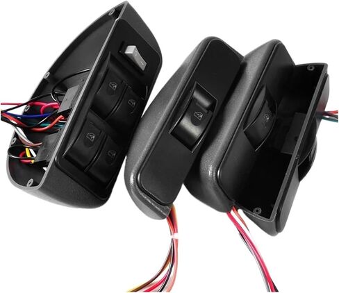Compatible With 12V Car Universal Crescent Power Window Switch Kit in Kuwait