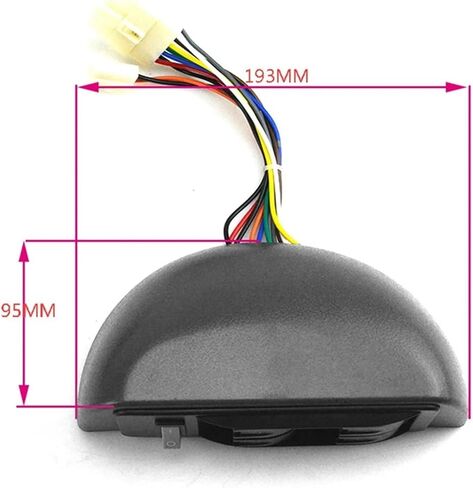 Compatible With 12V Car Universal Crescent Power Window Switch Kit in Kuwait