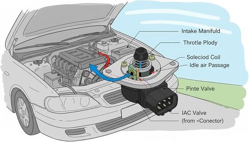 22270-46050 استبدال صمام التحكم في حقن الوقود الخامل لـ 1993-1995 لكزس GS300 1992-1996 لكزس SC300 1993-1996 تويوتا سوبرا V6 3.0L in Kuwait