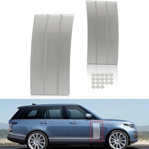 KARPAL Trading Fender Air Side Vents Grille Trim Cover Fit for 2013-2021 Rover Range Rover L405 Silver Set in Saudi Arabia
