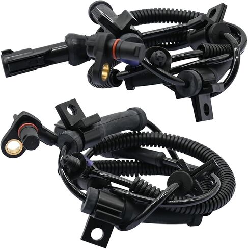 2 قطعة مستشعر سرعة العجلات الأمامية اليسرى واليمنى متوافق مع Ford F-250 Super Duty F-350 5C3Z2C204Ba، 6C3Z2C204Ba Als505 4Wd 05 06 07 08 09 10 2005 2006 2007 2008 2009 2010 in Kuwait