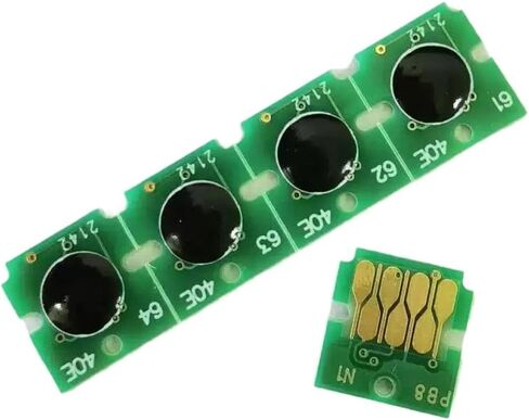 2 قطعة T6715 6715 علبة الصيانة رقاقة متوافقة مع WF-4720 WF-4730 WF-4734 WF-4740 EC-4020 EC-4030 EC-4040 خزان الحبر النفايات الطابعة in Saudi Arabia