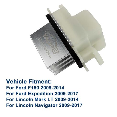 HVAC Blower Motor Resistor Kit with Wire Harness For Ford F150 Mark LT 2009-2014, For Expedition Lincoln Navigator 2009 2010 2011 2012 2013 2014 2015 2016 2017 OE BL3Z-19E624-A, YH-1829, 4P1803, RU893 in Saudi Arabia