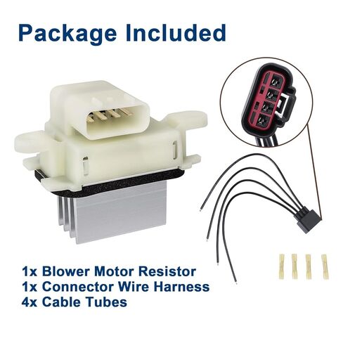 HVAC Blower Motor Resistor Kit with Wire Harness For Ford F150 Mark LT 2009-2014, For Expedition Lincoln Navigator 2009 2010 2011 2012 2013 2014 2015 2016 2017 OE BL3Z-19E624-A, YH-1829, 4P1803, RU893 in Saudi Arabia