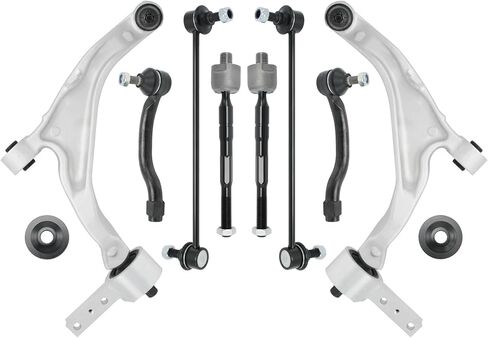 8 قطع ذراع التحكم في طقم التعليق الأمامي مع وصلة كروية، وصلات شريط التأثير، قضيب ربط متوافق مع 2007-2013 Acura MDX استبدال RK621549، RK622037، K750124، EV800578، ES800825، ES800824 in Kuwait