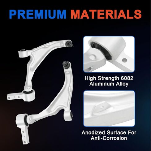 8 قطع ذراع التحكم في طقم التعليق الأمامي مع وصلة كروية، وصلات شريط التأثير، قضيب ربط متوافق مع 2007-2013 Acura MDX استبدال RK621549، RK622037، K750124، EV800578، ES800825، ES800824 in Kuwait