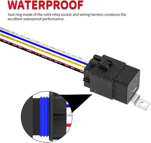 12 Volt Automotive Relay, v, 12v Waterproof, 4 pin in Kuwait