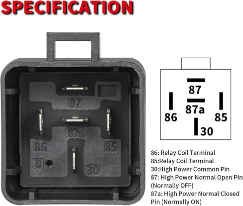 12 Volt Automotive Relay, v, 12v Waterproof, 4 pin in Kuwait