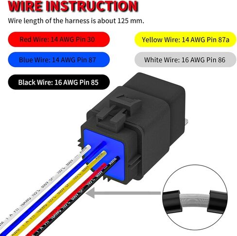 12 Volt Automotive Relay, v, 12v Waterproof, 4 pin in Kuwait
