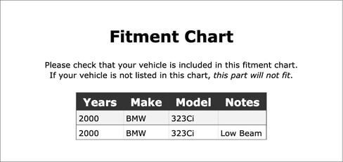 مرحل القرن متوافق مع BMW 323Ci 2000 P-3941420 in Saudi Arabia