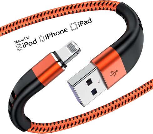 Short 2 Pack iPhone Charger 1ft, Apple MFi Certified Lightning Cable Strong Nylon Braided Charging Cable 1 Foot, Fast iPhone USB Cord for Apple iPhone 14/13/12/11/X/XS/XR/8/iPad Mini Air（Green） in Saudi Arabia