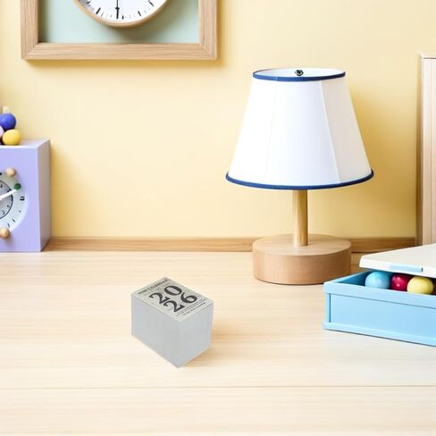 Mini Tear off Daily Calendar 2026 Compact Small Planner with Retro Minimalist Design for Desk Schedule Planning and Countdown Tracking in Saudi Arabia