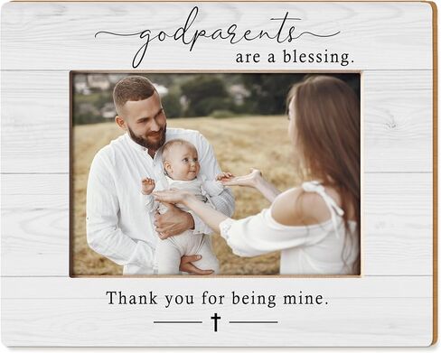 Godparents Proposal Gifts 4x6 Picture Frame, Godparent Gifts for Baptism from Godchild, Will You Be My Godparents Picture Photo Frames for Desk Tabletop Wall Decoration in Saudi Arabia