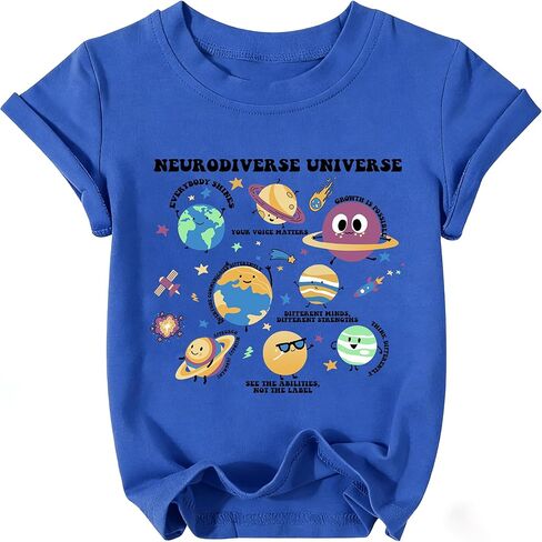 Autism Awareness Shirt Boys Kids Neurodiverse Universe Autism T-Shirt Toddler April Autism Month Tee in Kuwait