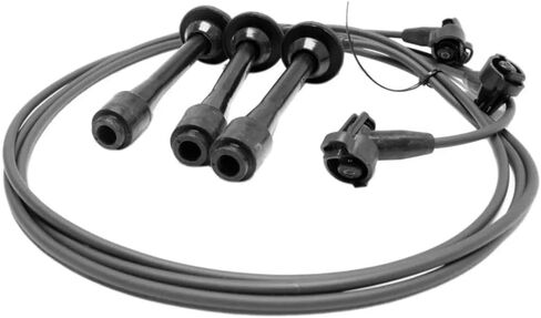 Rareelectrical New Spark Plug Wire Compatible With Toyota Tacoma Base 6 Cyl 3.4L Tundra Sr5 6 Cyl 3.4L T100 One-Ton Dlx 6 Cyl 3.4L T100 Dlx 6 Cyl 3.4L 1995-2004 By Rept504807 in Saudi Arabia