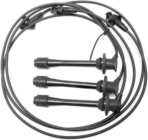 Rareelectrical New Spark Plug Wire Compatible With Toyota Tacoma Base 6 Cyl 3.4L Tundra Sr5 6 Cyl 3.4L T100 One-Ton Dlx 6 Cyl 3.4L T100 Dlx 6 Cyl 3.4L 1995-2004 By Rept504807 in Saudi Arabia