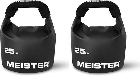 Meister BEAST جرس الرمل المحمول - وزن كيس الرمل الناعم - 25 رطل / 11.3 كجم - أسود in Saudi Arabia