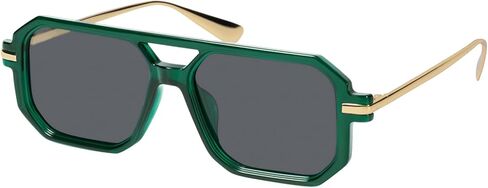 mosanana Trendy Aviator Sunglasses for Women with Polarized Lens Small Retro Style MS52591 in Saudi Arabia
