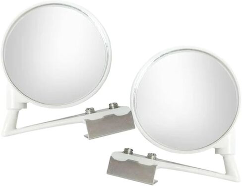 2pcs/set car blind spot mirror Side Convex mirrors Wide Angle Round Car Vehicle Rear View miroir(White 1 pair) in Saudi Arabia