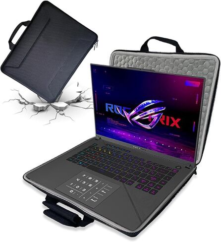 حافظة كمبيوتر محمول صلبة للألعاب مقاس 17-18 بوصة لجهاز ASUS ROG Strix Scar 18 2025-202418"، 18 بوصة ASUS ROG Strix G18/17.3 بوصة MSI/HP حقيبة كمبيوتر محمول مضادة للصدمات، حافظة كمبيوتر صلبة EVA مقاس 17.3-18 بوصة in Saudi Arabia