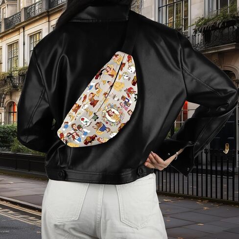 BWWKTOP Princess Waist Bag Beauty Fans Gift Cursed Prince Fanny Pack Fairy Tales Merch (Bea Princess-WB) in Saudi Arabia