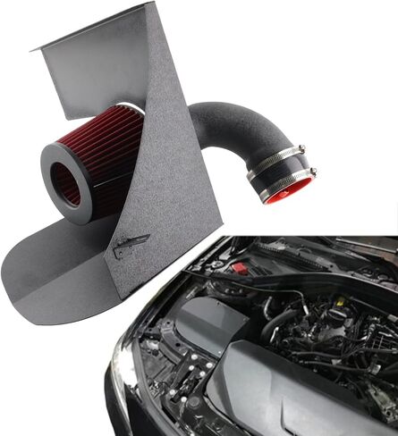 طقم مدخل هواء بارد متوافق مع 2016-2018 BMW 120i 125i 220i 230i 320i 420i 430i B48 2.0T Shield نظام سحب الهواء البارد in Kuwait