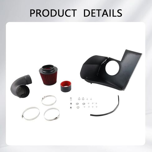 طقم مدخل هواء بارد متوافق مع 2016-2018 BMW 120i 125i 220i 230i 320i 420i 430i B48 2.0T Shield نظام سحب الهواء البارد in Kuwait