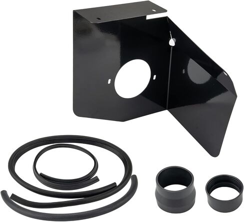 KAX 3.5"Cold Air Intake Kit System + Heat Shield Compatible with 2009-2014 Silverado Sierra Tahoe V8 4.8L 5.3L 6.0L 6.2L, High Performance,Black in Saudi Arabia